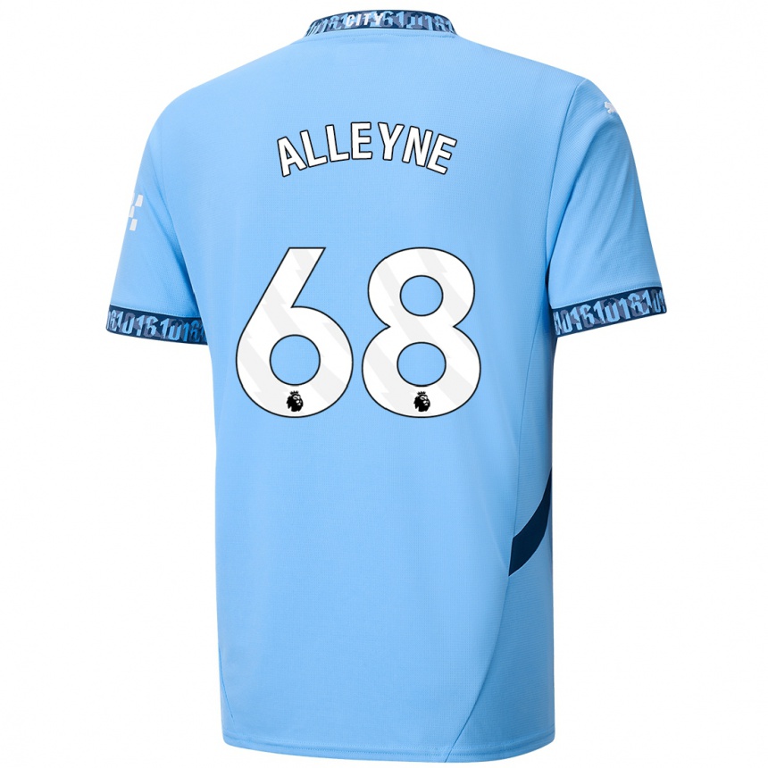 Enfant Football Maillot Max Alleyne #68 Bleu Marine Tenues Domicile 2024/25 Canada