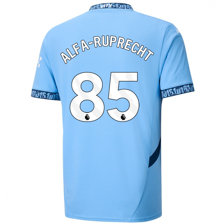 Kids Football Farid Alfa-Ruprecht #85 Navy Blue Home Jersey 2024/25 T-Shirt Canada