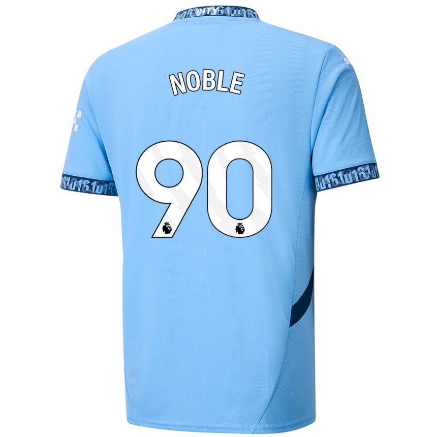 Enfant Football Maillot Kian Noble #90 Bleu Marine Tenues Domicile 2024/25 Canada