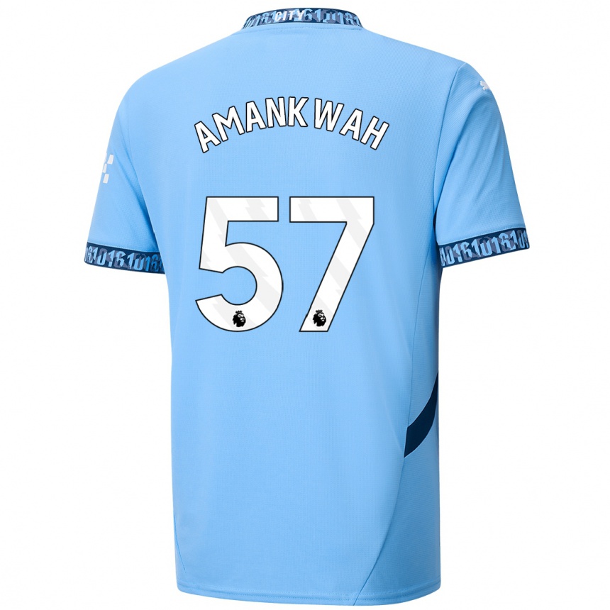 Enfant Football Maillot Yeboah Amankwah #57 Bleu Marine Tenues Domicile 2024/25 Canada