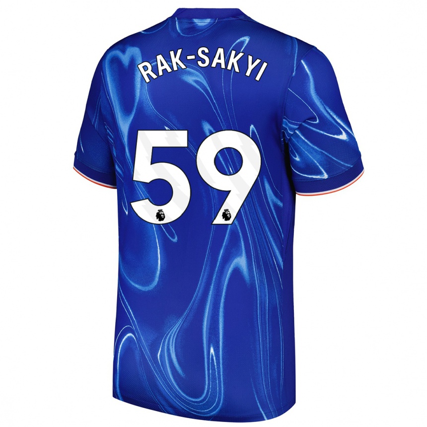 Kids Football Sam Rak-Sakyi #59 Blue White Home Jersey 2024/25 T-Shirt Canada