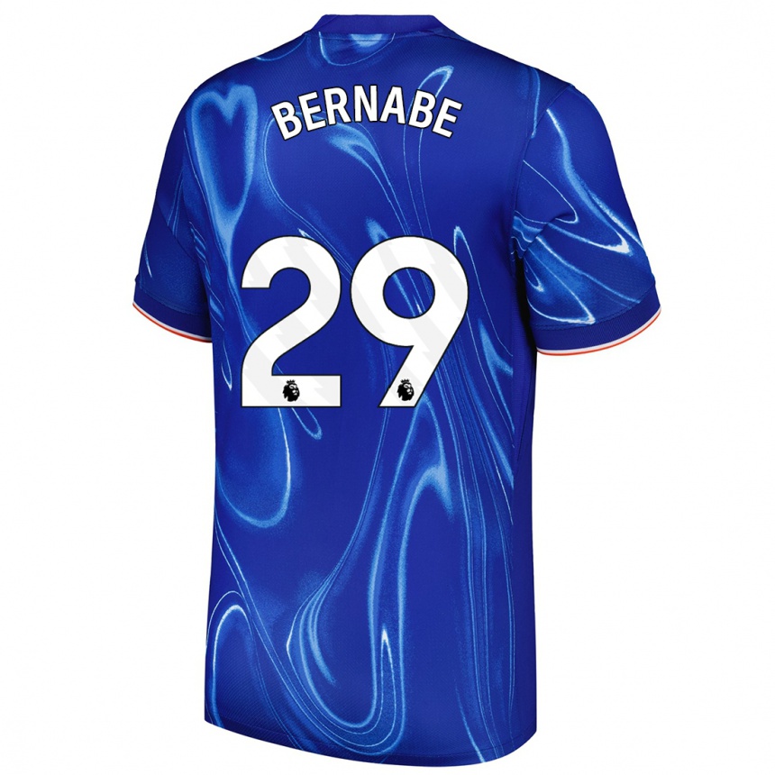 Kids Football Alejandra Bernabé #29 Blue White Home Jersey 2024/25 T-Shirt Canada