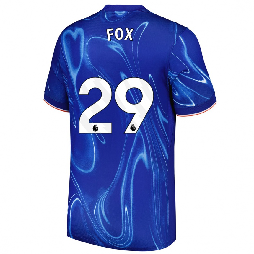 Kids Football Jorja Fox #29 Blue White Home Jersey 2024/25 T-Shirt Canada