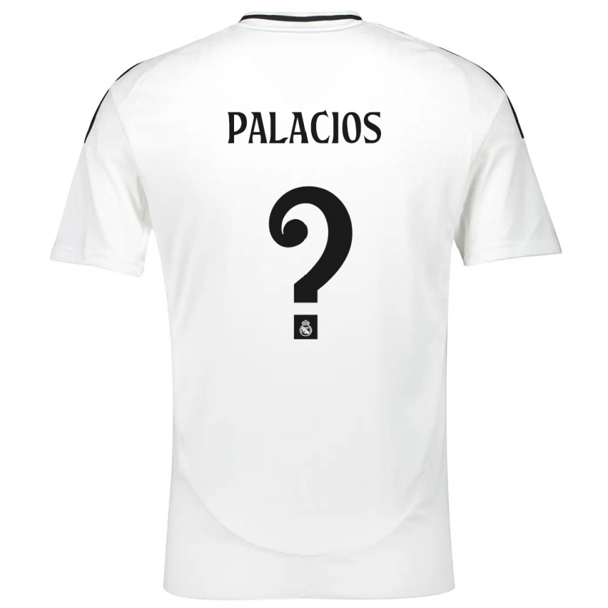 Enfant Football Maillot Cesar Palacios #0 Blanc Tenues Domicile 2024/25 Canada