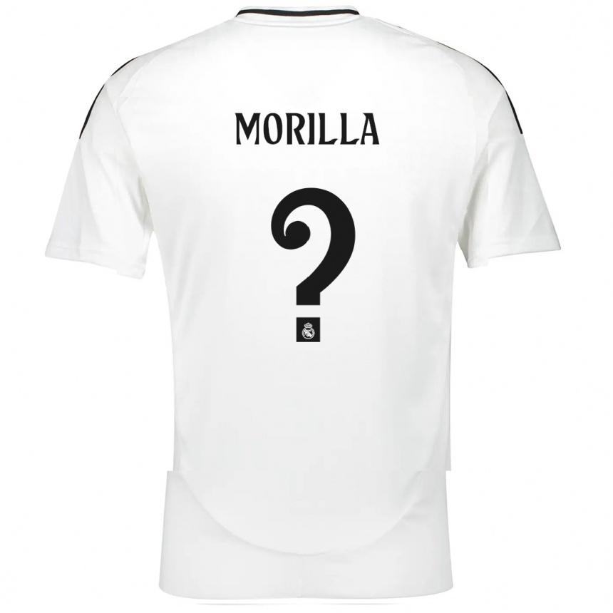 Kids Football Jairo Morilla #0 White Home Jersey 2024/25 T-Shirt Canada