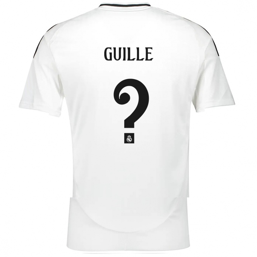 Kids Football Guille López #0 White Home Jersey 2024/25 T-Shirt Canada