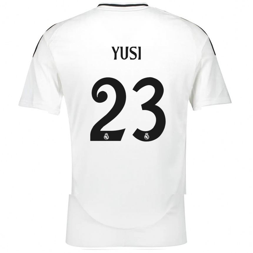 Kids Football Yusi #23 White Home Jersey 2024/25 T-Shirt Canada