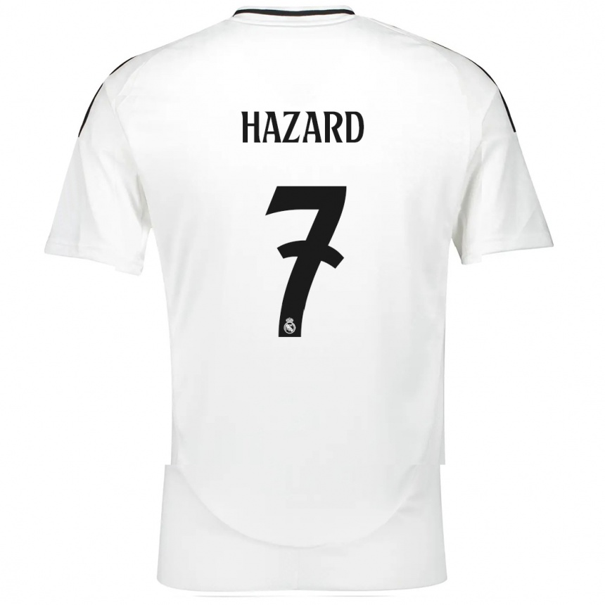 Enfant Football Maillot Eden Hazard #7 Blanc Tenues Domicile 2024/25 Canada