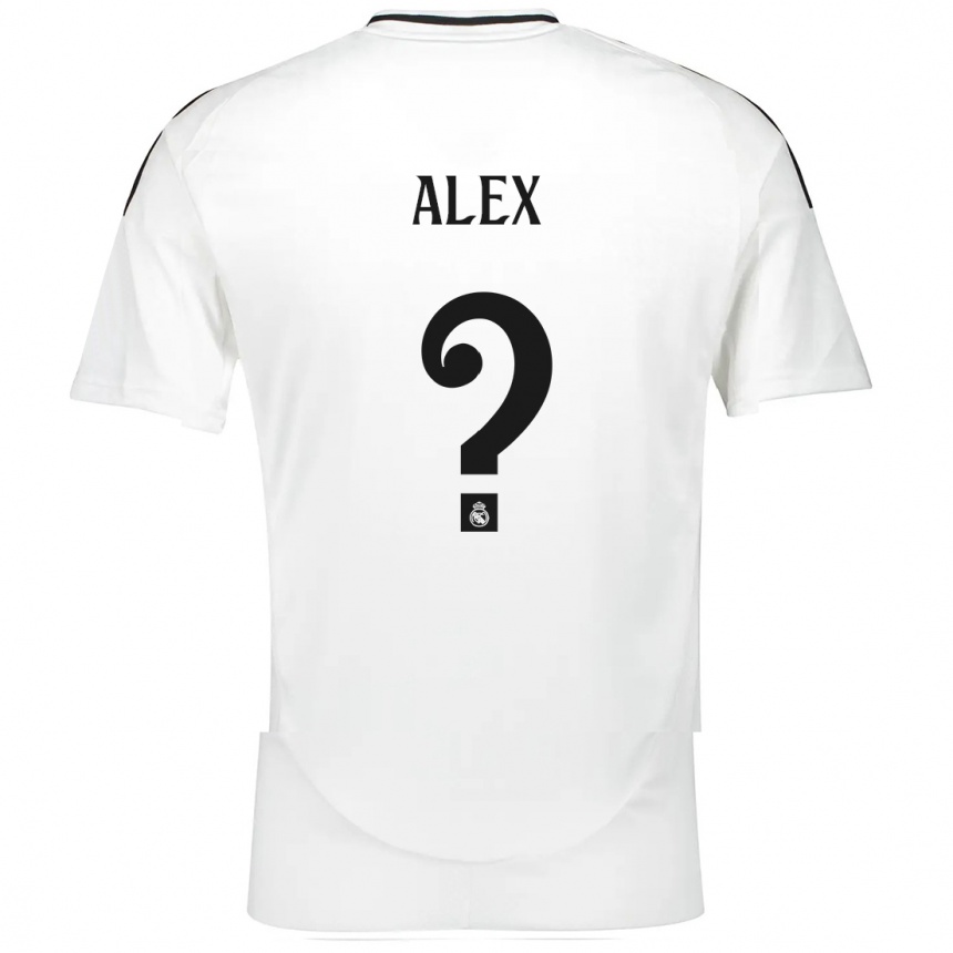 Kids Football Alex Sanchez #0 White Home Jersey 2024/25 T-Shirt Canada