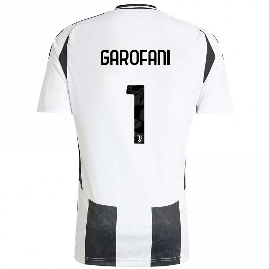 Enfant Football Maillot Giovanni Garofani #1 Blanc Noir Tenues Domicile 2024/25 Canada