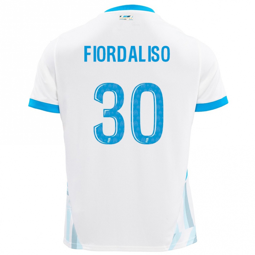 Kids Football Thelma Fiordaliso #30 White Sky Blue Home Jersey 2024/25 T-Shirt Canada