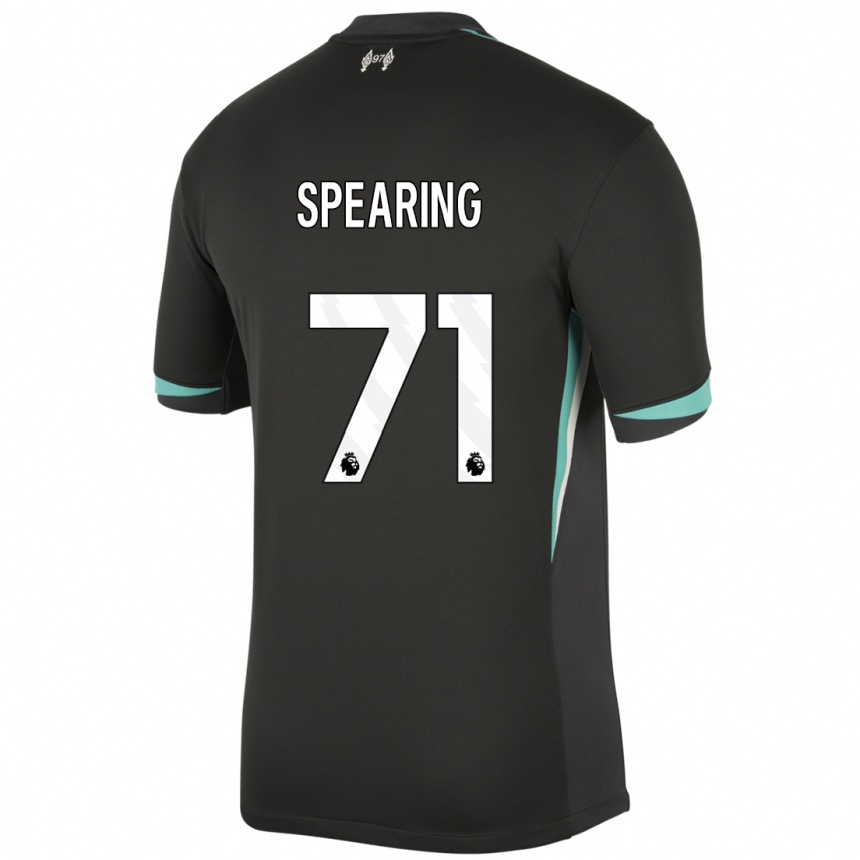 Kids Football Jay Spearing #71 Black Anthracite White Away Jersey 2024/25 T-Shirt Canada