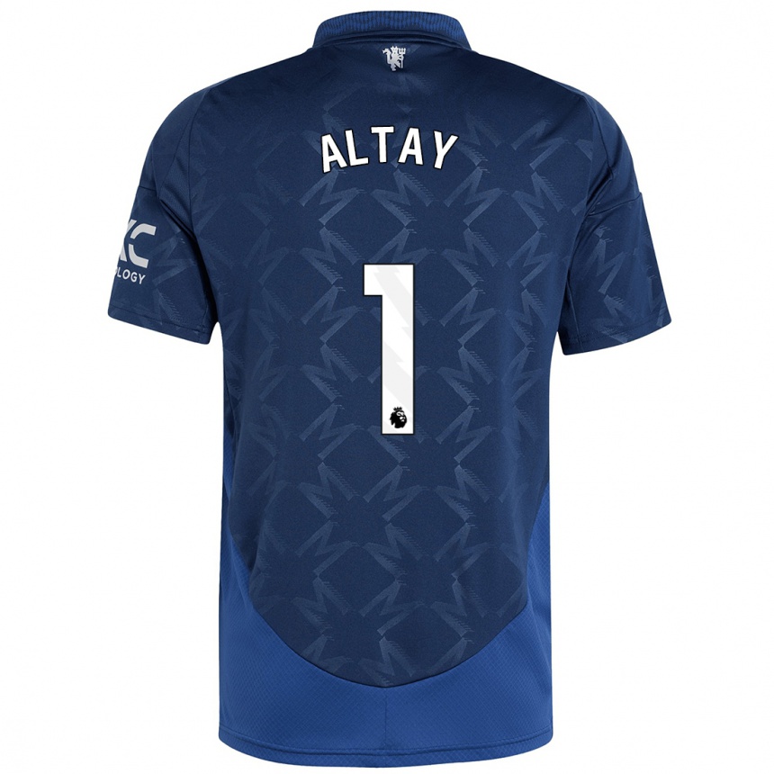 Kids Football Altay Bayindir #1 Indigo Away Jersey 2024/25 T-Shirt Canada