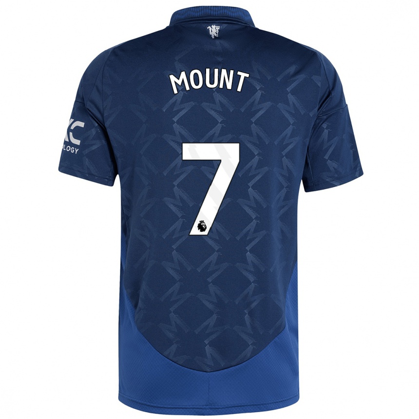 Kids Football Mason Mount #7 Indigo Away Jersey 2024/25 T-Shirt Canada