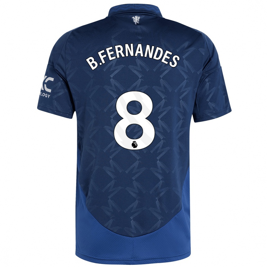 Enfant Football Maillot Bruno Fernandes #8 Indigo Tenues Extérieur 2024/25 Canada