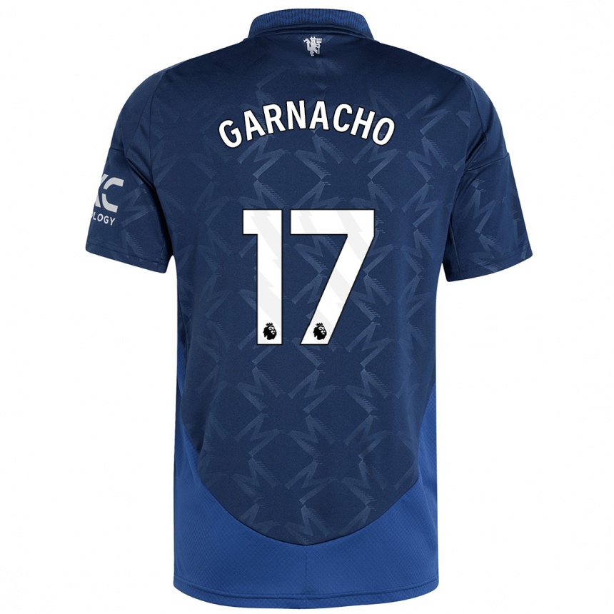 Enfant Football Maillot Alejandro Garnacho #17 Indigo Tenues Extérieur 2024/25 Canada