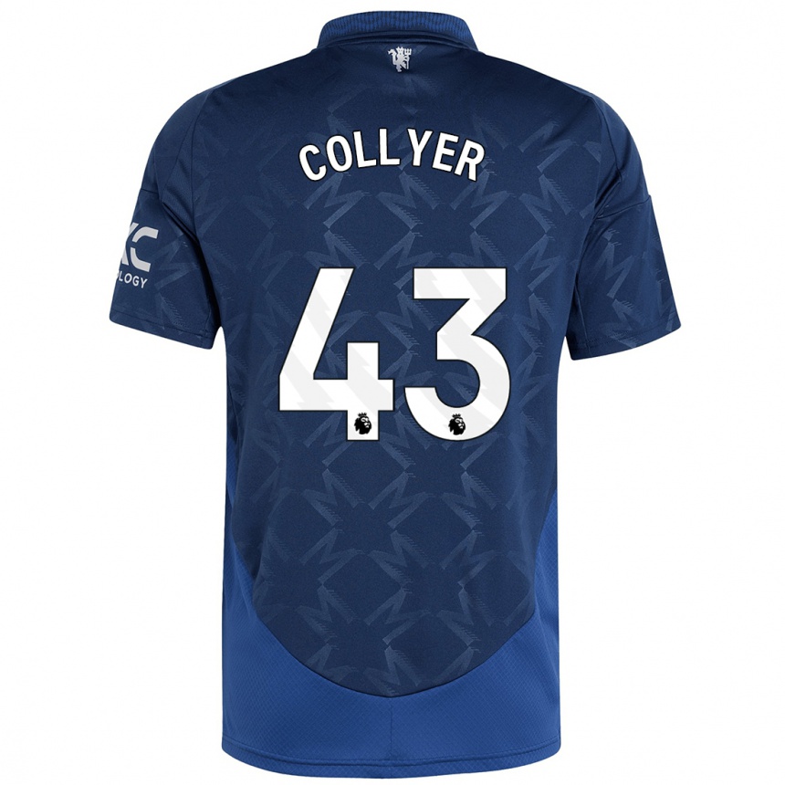 Kids Football Toby Collyer #43 Indigo Away Jersey 2024/25 T-Shirt Canada