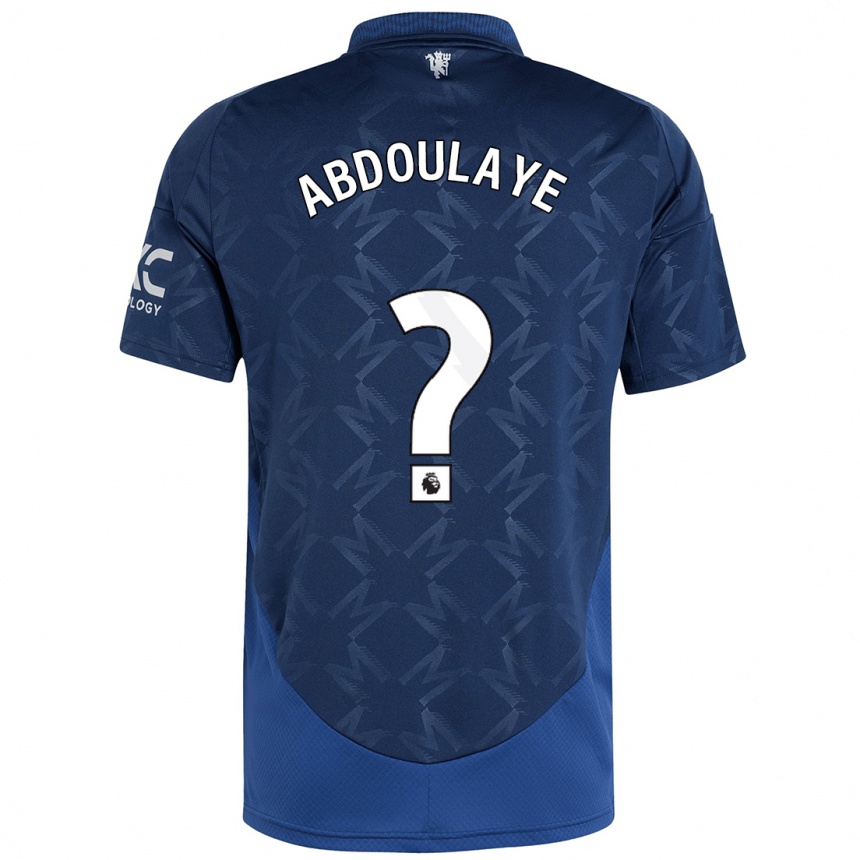 Kids Football Douka Abdoulaye #0 Indigo Away Jersey 2024/25 T-Shirt Canada