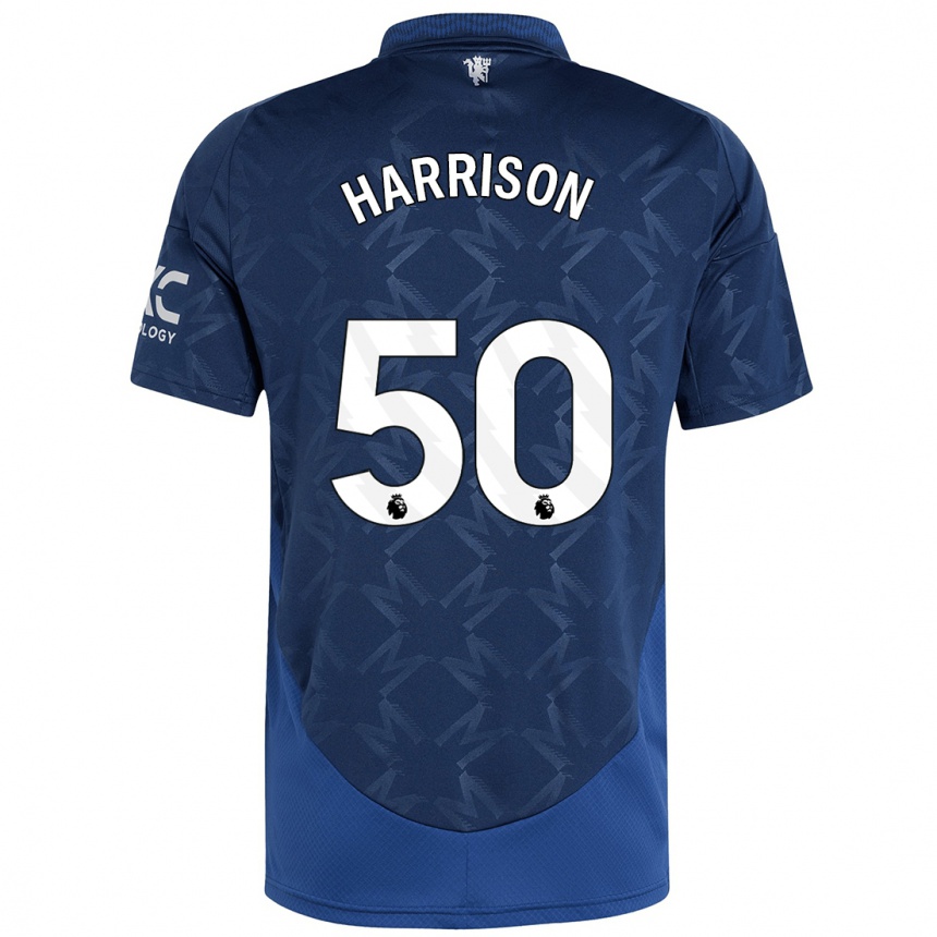 Kids Football Elyh Harrison #50 Indigo Away Jersey 2024/25 T-Shirt Canada