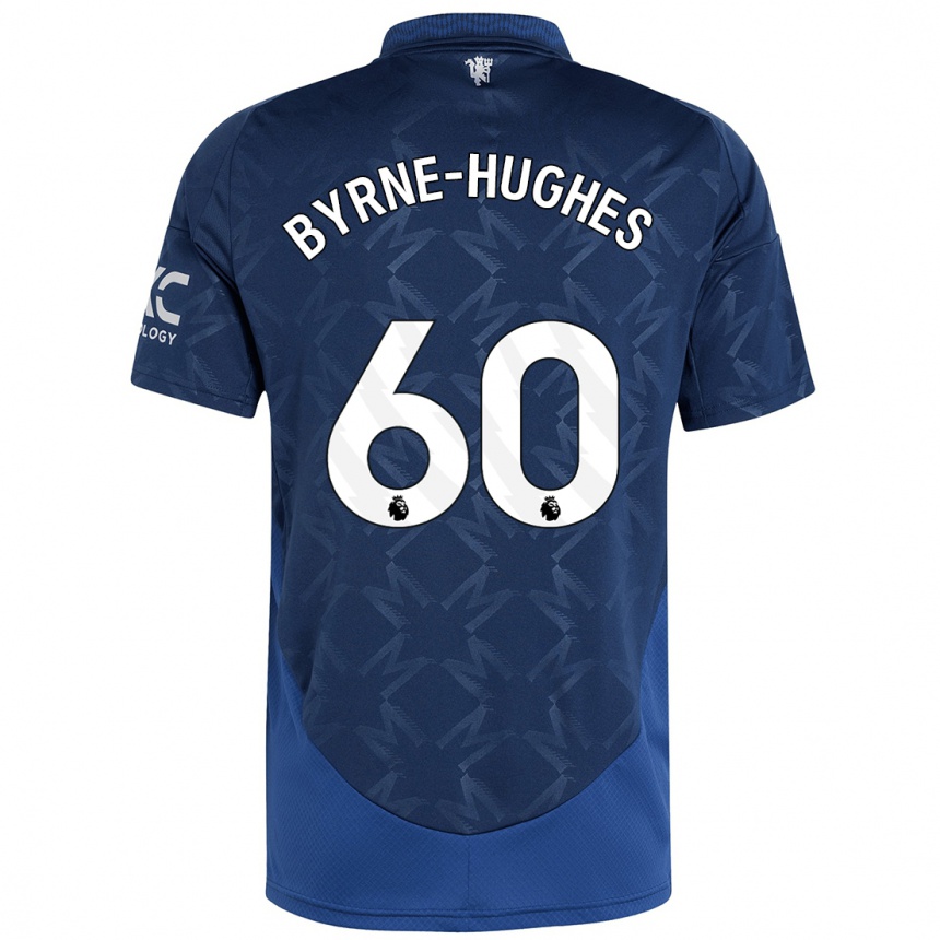 Kids Football Cameron Byrne-Hughes #60 Indigo Away Jersey 2024/25 T-Shirt Canada