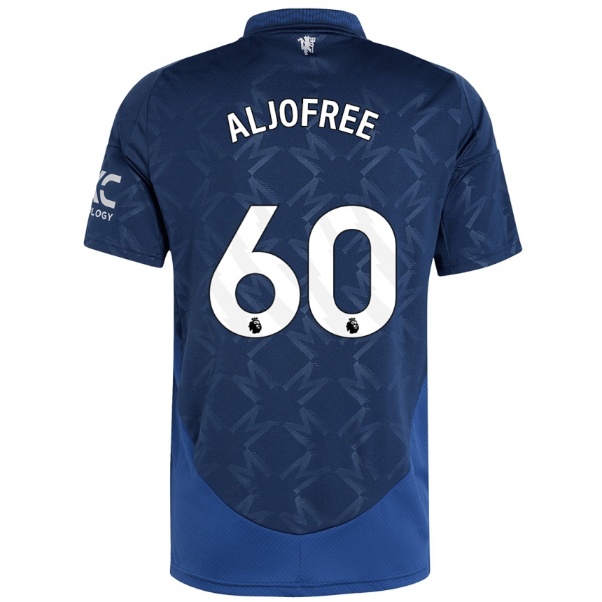 Kids Football Sonny Aljofree #60 Indigo Away Jersey 2024/25 T-Shirt Canada