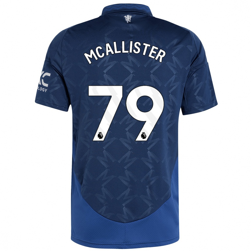 Kids Football Finley Mcallister #79 Indigo Away Jersey 2024/25 T-Shirt Canada