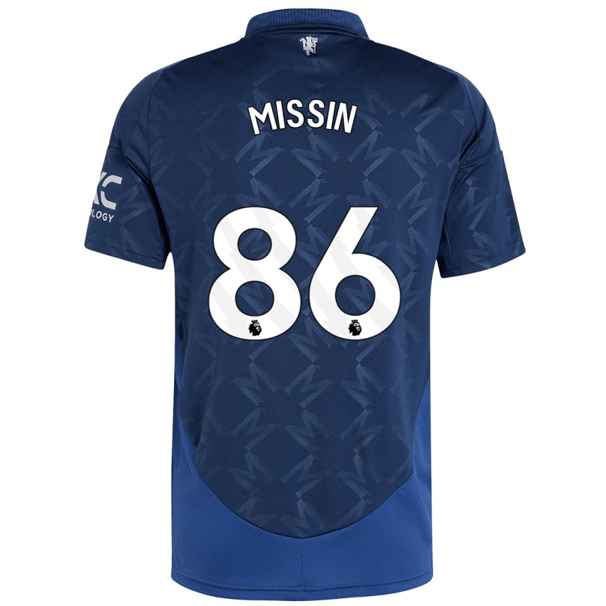 Kids Football Ashton Missin #86 Indigo Away Jersey 2024/25 T-Shirt Canada