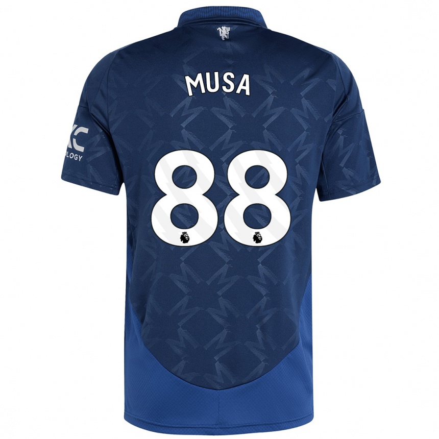 Kids Football Victor Musa #88 Indigo Away Jersey 2024/25 T-Shirt Canada