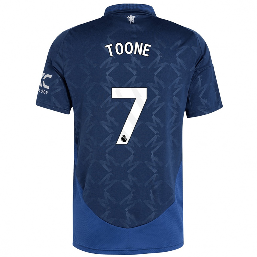 Kids Football Ella Toone #7 Indigo Away Jersey 2024/25 T-Shirt Canada