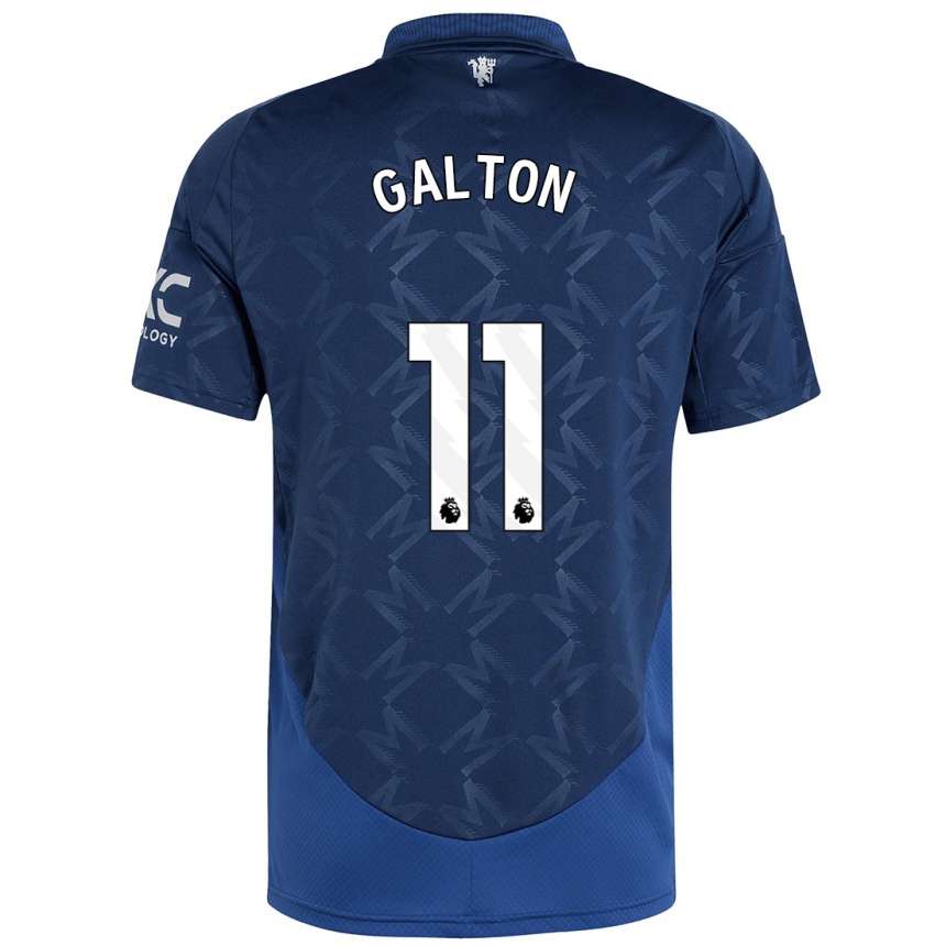 Kids Football Leah Galton #11 Indigo Away Jersey 2024/25 T-Shirt Canada