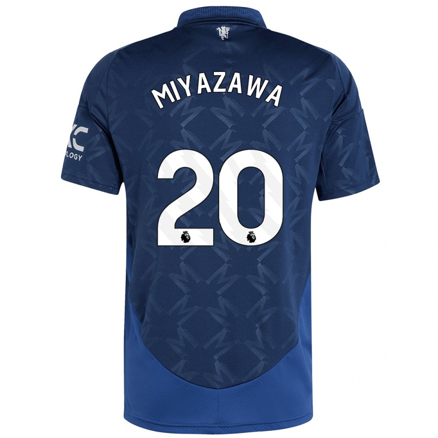 Kids Football Hinata Miyazawa #20 Indigo Away Jersey 2024/25 T-Shirt Canada