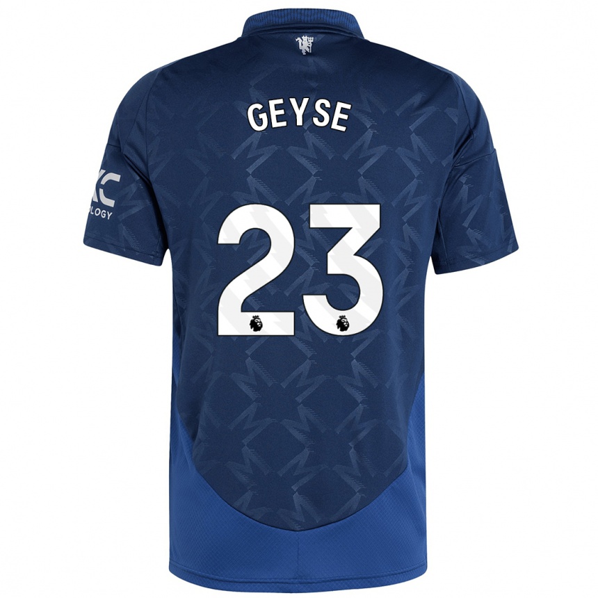 Kids Football Geyse #23 Indigo Away Jersey 2024/25 T-Shirt Canada