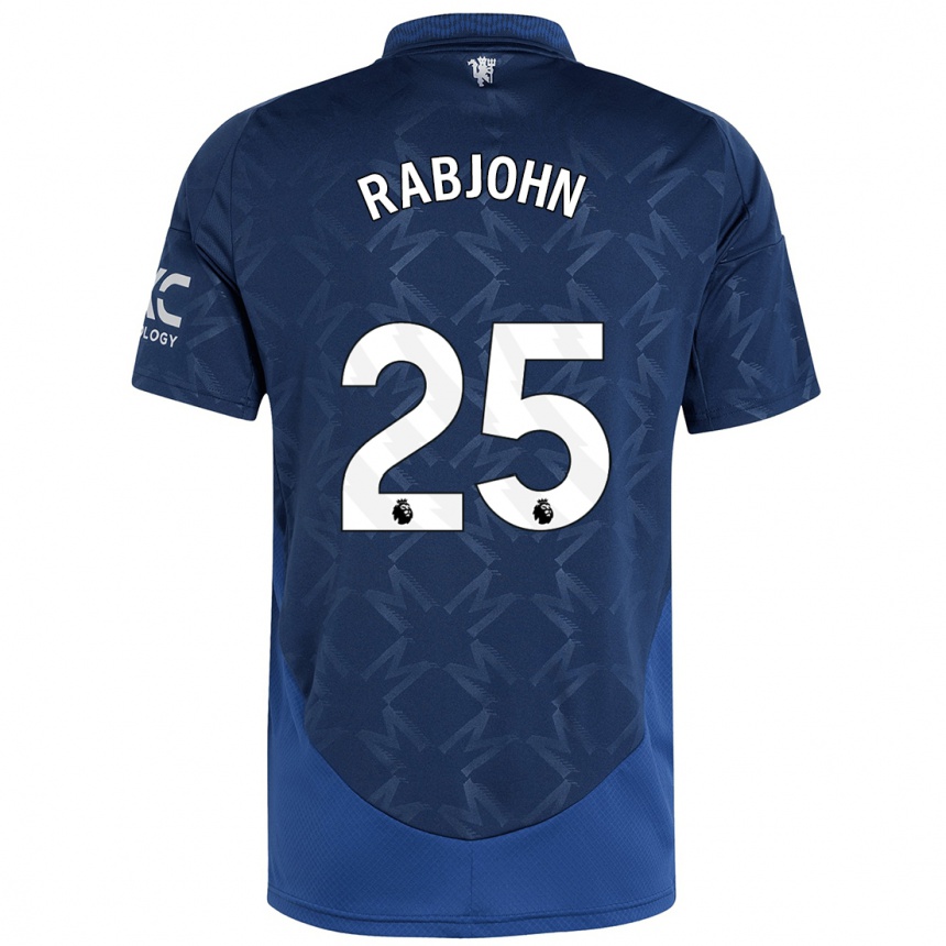 Kids Football Evie Rabjohn #25 Indigo Away Jersey 2024/25 T-Shirt Canada