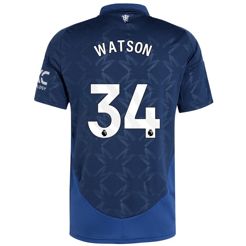 Enfant Football Maillot Emma Watson #34 Indigo Tenues Extérieur 2024/25 Canada