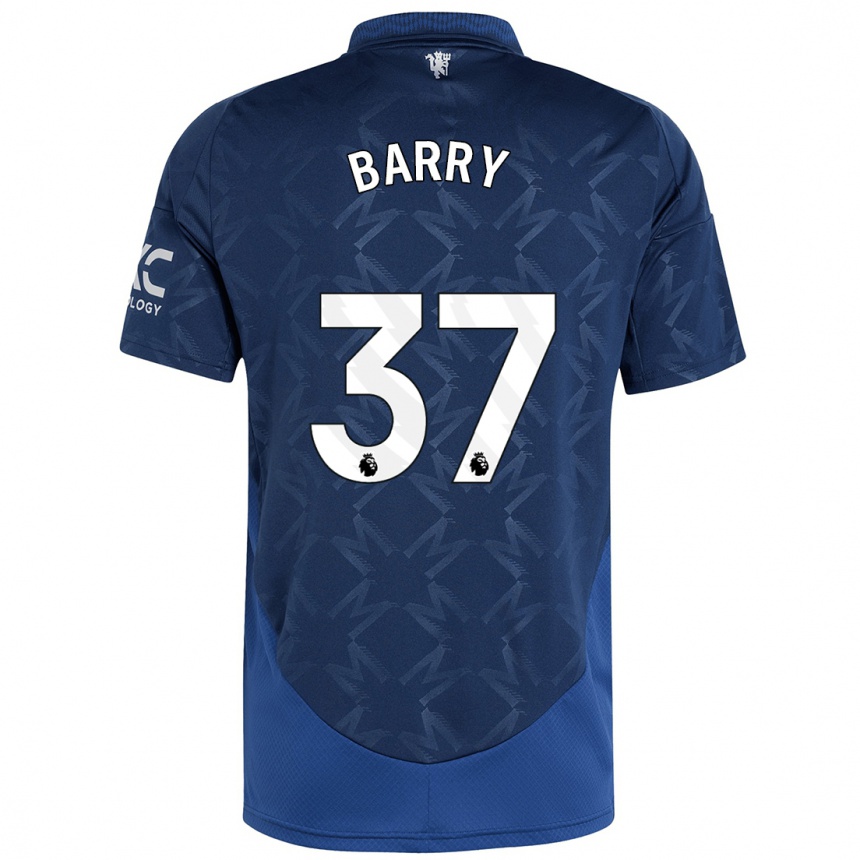 Kids Football Keira Barry #37 Indigo Away Jersey 2024/25 T-Shirt Canada