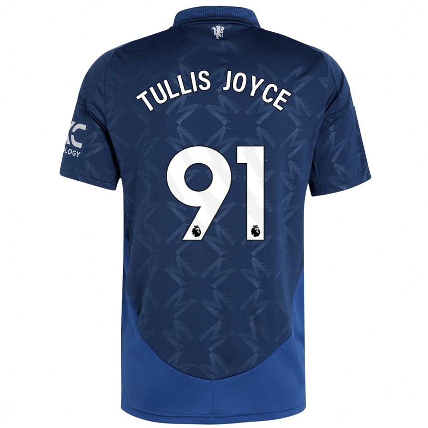 Kids Football Phallon Tullis-Joyce #91 Indigo Away Jersey 2024/25 T-Shirt Canada