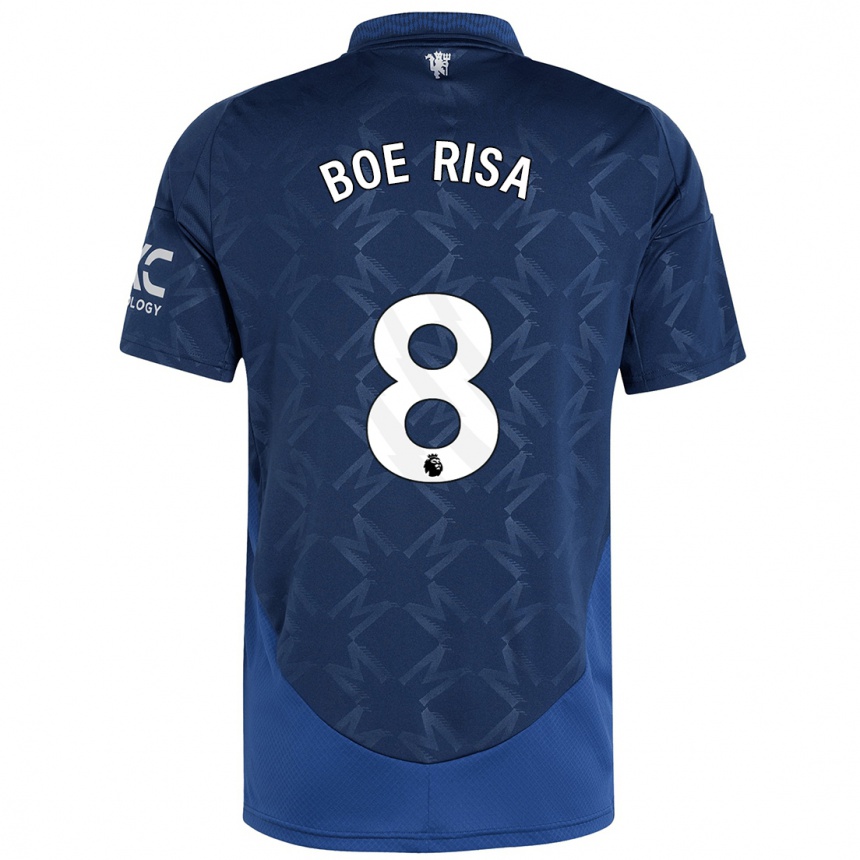 Kids Football Vilde Boe Risa #8 Indigo Away Jersey 2024/25 T-Shirt Canada