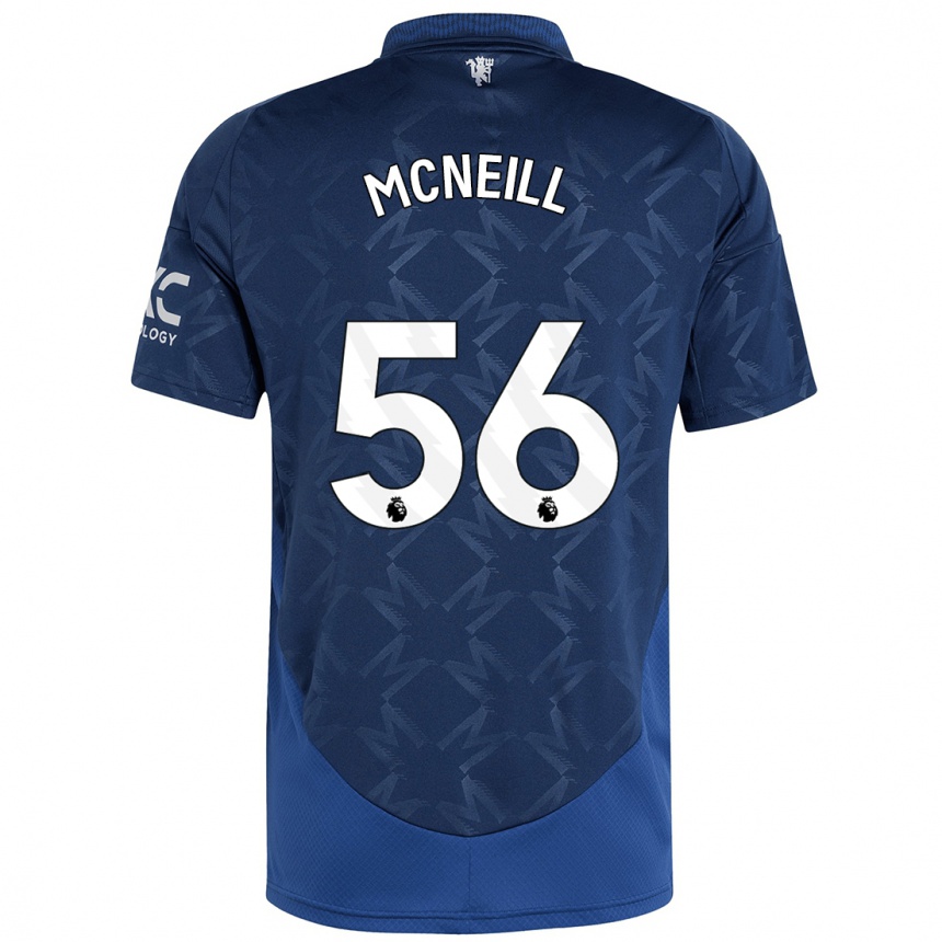 Kids Football Charlie Mcneill #56 Indigo Away Jersey 2024/25 T-Shirt Canada