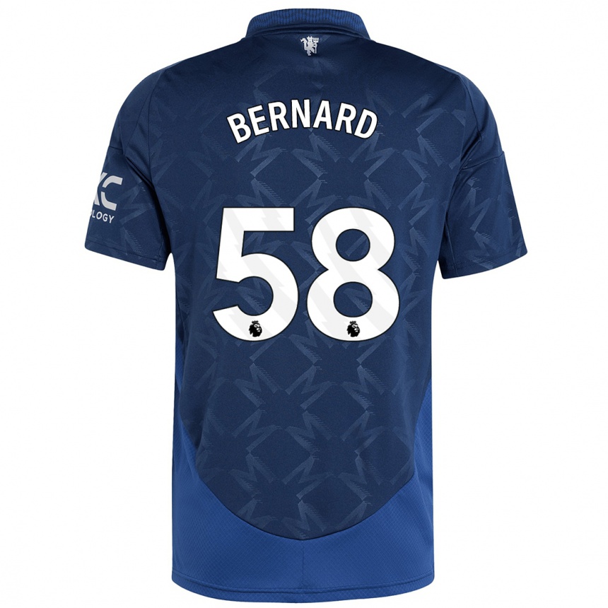 Enfant Football Maillot Bernard #58 Indigo Tenues Extérieur 2024/25 Canada