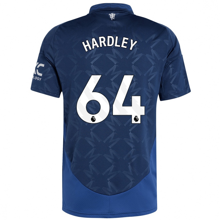 Kids Football Bjorn Hardley #64 Indigo Away Jersey 2024/25 T-Shirt Canada