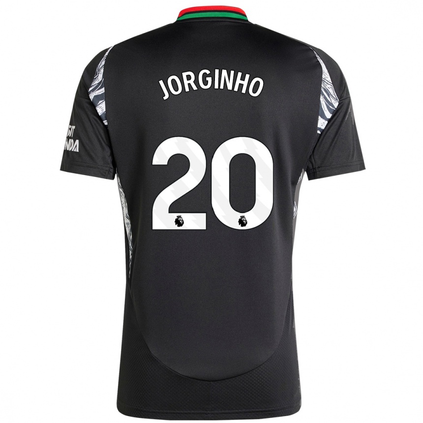 Enfant Football Maillot Jorginho #20 Noir Tenues Extérieur 2024/25 Canada