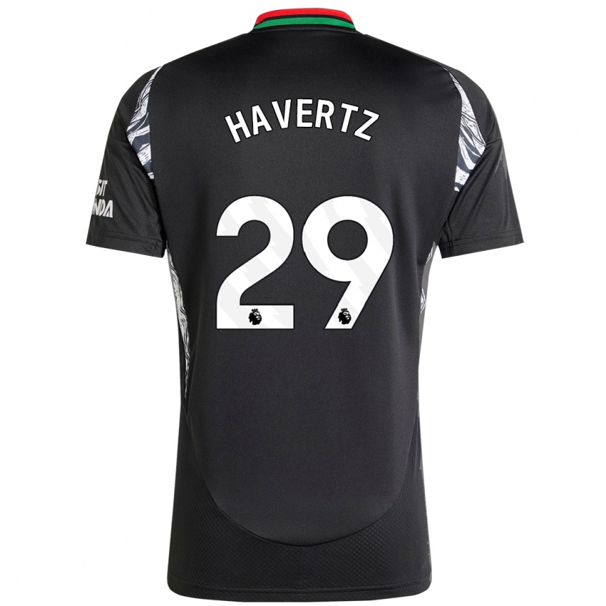 Enfant Football Maillot Kai Havertz #29 Noir Tenues Extérieur 2024/25 Canada