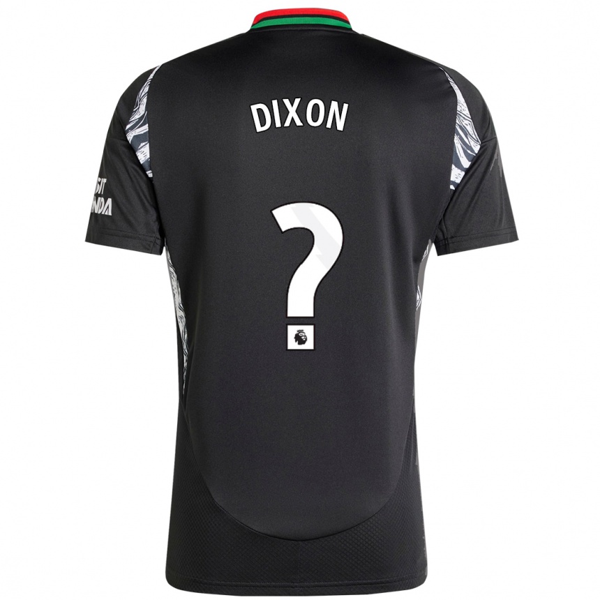 Enfant Football Maillot Danny Dixon #0 Noir Tenues Extérieur 2024/25 Canada