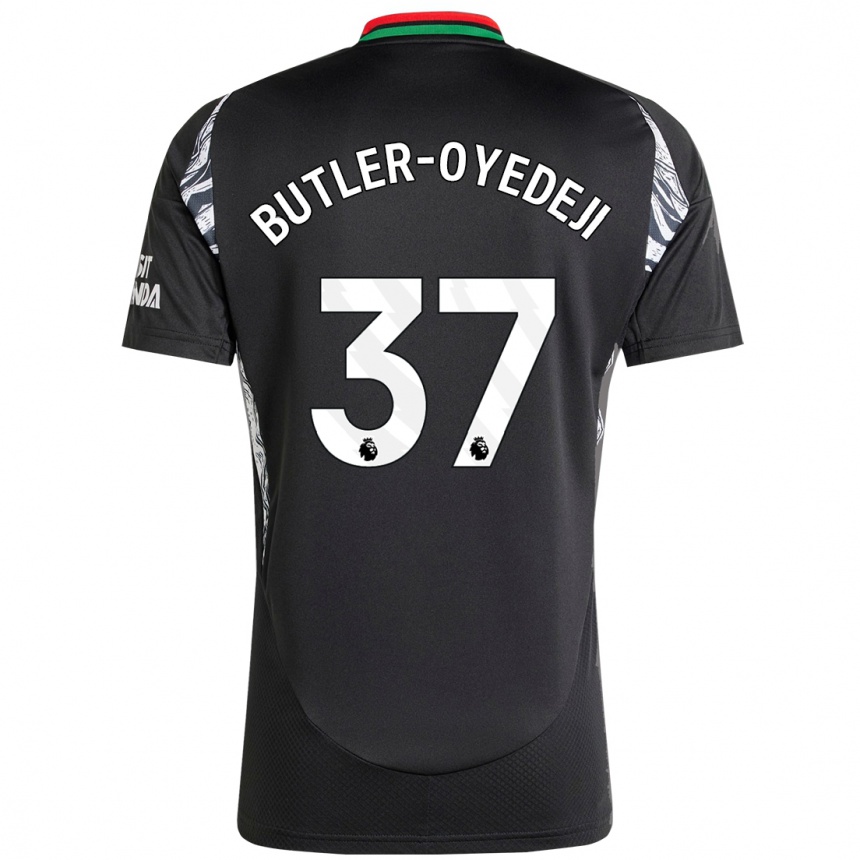 Enfant Football Maillot Nathan Butler-Oyedeji #37 Noir Tenues Extérieur 2024/25 Canada