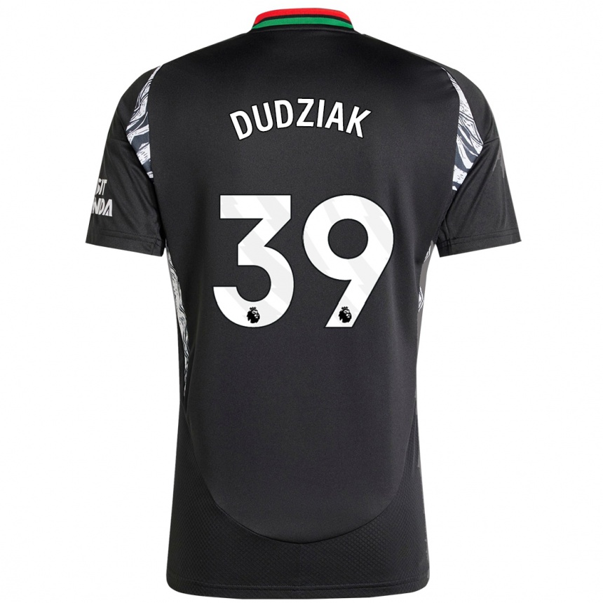 Enfant Football Maillot Harrison Dudziak #39 Noir Tenues Extérieur 2024/25 Canada