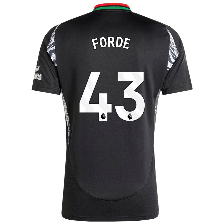 Enfant Football Maillot Romari Forde #43 Noir Tenues Extérieur 2024/25 Canada