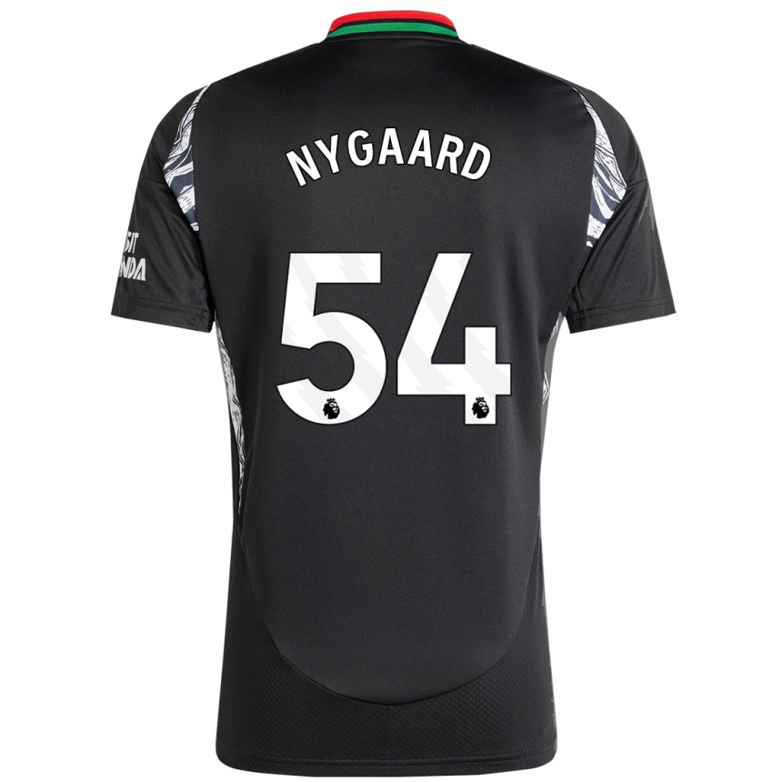 Enfant Football Maillot Lucas Nygaard #54 Noir Tenues Extérieur 2024/25 Canada