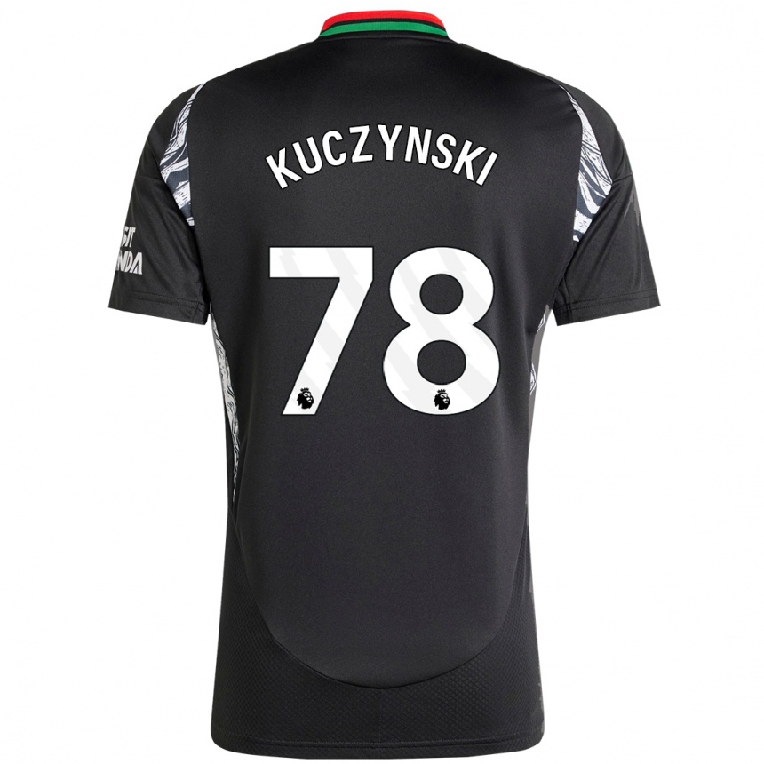 Enfant Football Maillot Max Kuczynski #78 Noir Tenues Extérieur 2024/25 Canada