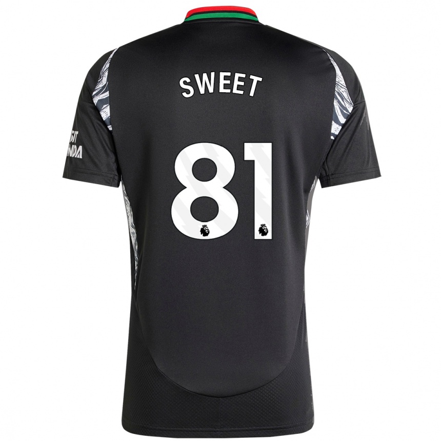 Enfant Football Maillot Will Sweet #81 Noir Tenues Extérieur 2024/25 Canada