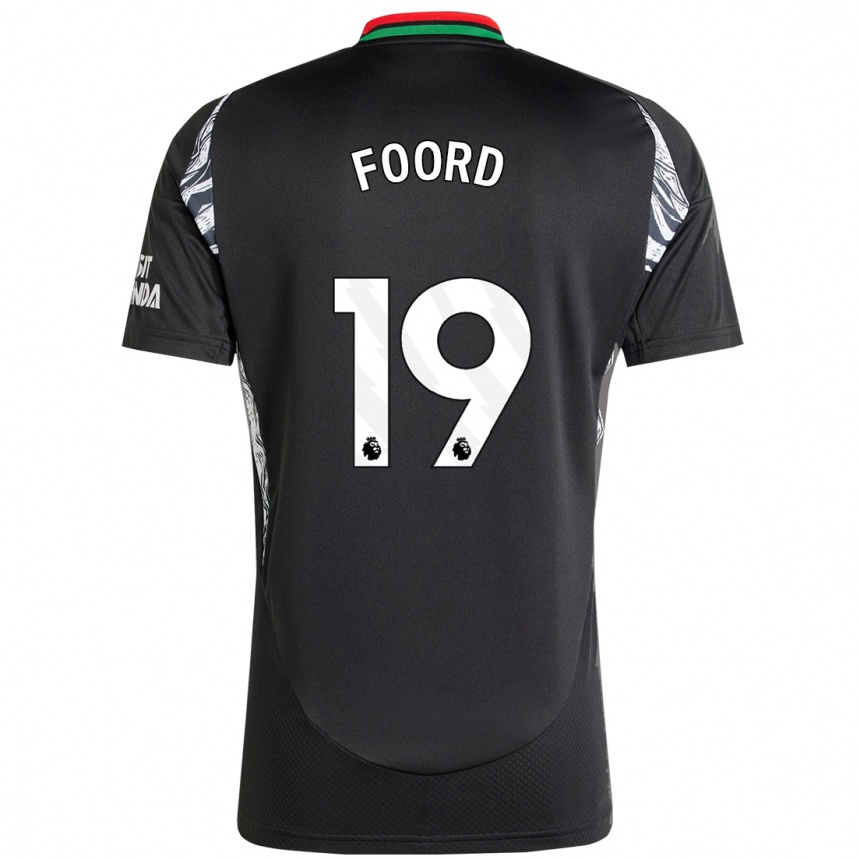 Enfant Football Maillot Caitlin Foord #19 Noir Tenues Extérieur 2024/25 Canada